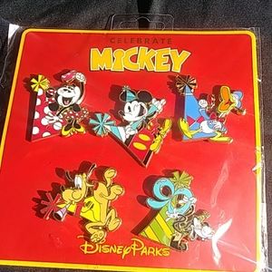 Disney Parks 90th Celebration pin set. NWT